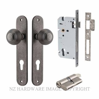 IVER 13836KENTR60KK GUILDFORD KEY-KEY ENTRANCE LOCK KITSET DISTRESSED NICKEL