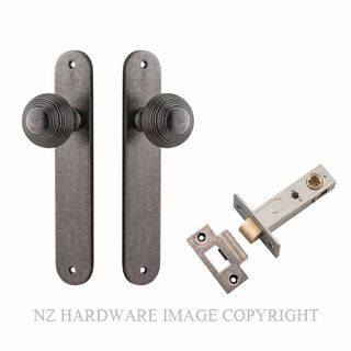 IVER 13836KPASS60 GUILDFORD PASSAGE LATCH KITSET DISTRESSED NICKEL