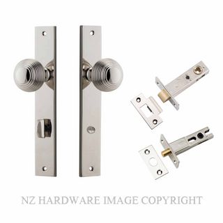 IVER 14324KPRIV60 GUILDFORD PRIVACY LATCH KITSET RECTANGULAR PLATE POLISHED NICKEL