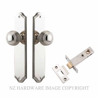 IVER 14330KPASS60 GUILDFORD PASSAGE LATCH KITSET SHOULDERED PLATE POLISHED NICKEL