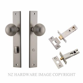 IVER 14824KPRIV60 GUILDFORD PRIVACY LATCH KITSET RECTANGULAR PLATE SATIN NICKEL