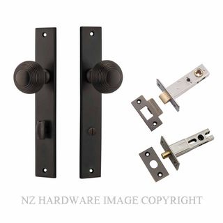 IVER 10824KPRIV60 GUILDFORD PRIVACY LATCH KITSET RECTANGULAR PLATE SIGNATURE BRASS