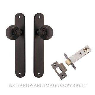 IVER 10836KPASS60 GUILDFORD PASSAGE LATCH KITSET OVAL PLATE SIGNATURE BRASS