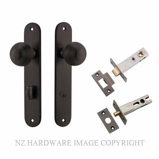 IVER 10836KPRIV60 GUILDFORD PRIVACY LATCH KITSET OVAL PLATE SIGNATURE BRASS