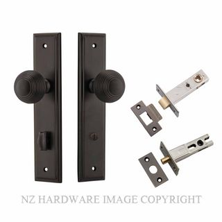 IVER 10842KPRIV60 GUILDFORD PRIVACY LATCH KITSET STEPPED PLATE SIGNATURE BRASS