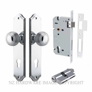 IVER 11830KENTR60KK GUILDFORD KEY-KEY ENTRANCE LOCK KITSET SHOULDERED PLATE CHROME PLATE
