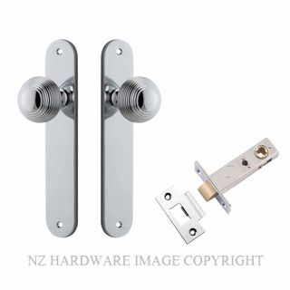 IVER 11836KPASS60 GUILDFORD PASSAGE LATCH KITSET OVAL PLATE CHROME PLATE