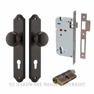 IVER 10828KENTR60KK CAMBRIDGE KEY-KEY ENTRANCE LOCK KITSET SHOULDERED PLATE SIGNATURE BRASS