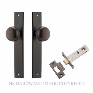IVER 10822KPASS60 CAMBRIDGE PASSAGE LATCH KITSET RECTANGULAR PLATE SIGNATURE BRASS