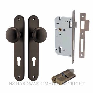 IVER 10834KENTR60KK CAMBRIDGE KEY-KEY ENTRANCE LOCK KITSET OVAL PLATE SIGNATURE BRASS