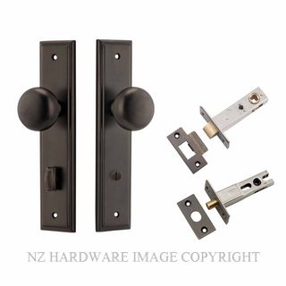 IVER 10840KPRIV60 CAMBRIDGE PRIVACY LATCH KITSET STEPPED PLATE SIGNATURE BRASS