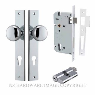 IVER 11822KENTR60KK CAMBRIDGE KEY-KEY ENTRANCE LOCK KITSET RECTANGULAR PLATE CHROME PLATE