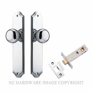 IVER 11828KPASS60 CAMBRIDGE PASSAGE LATCH KITSET SHOULDERED PLATE CHROME PLATE