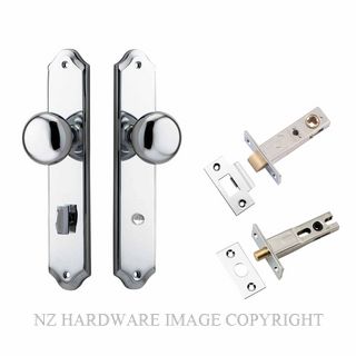 IVER 11828KPRIV60 CAMBRIDGE PRIVACY LATCH KITSET SHOULDERED PLATE CHROME PLATE