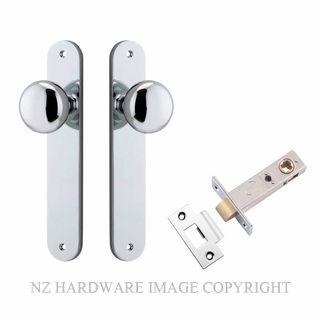 IVER 11834KPASS60 CAMBRIDGE PASSAGE LATCH KITSET OVAL PLATE CHROME PLATE