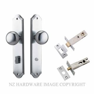 IVER 12328KPRIV60 CAMBRIDGE PRIVACY LATCH KITSET SHOULDERED PLATE BRUSHED CHROME