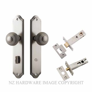 IVER 14830KPRIV60 GUILDFORD PRIVACY LATCH KITSET SHOULDERED PLATE SATIN NICKEL