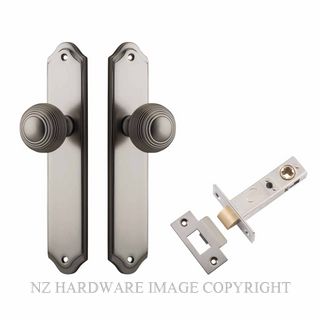 IVER 14830KPASS60 GUILDFORD PASSAGE LATCH KITSET SHOULDERED PLATE SATIN NICKEL