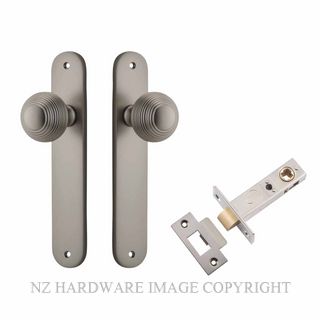 IVER 14836KPASS60 GUILDFORD PASSAGE LATCH KITSET OVAL PLATE SATIN NICKEL