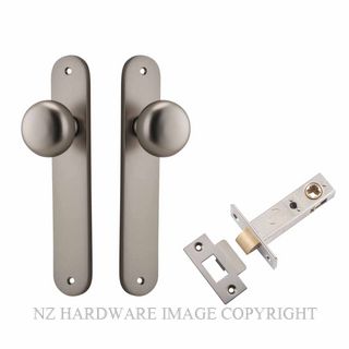 IVER 14834KPASS60 CAMBRIDGE PASSAGE LATCH KITSET OVAL PLATE SATIN NICKEL
