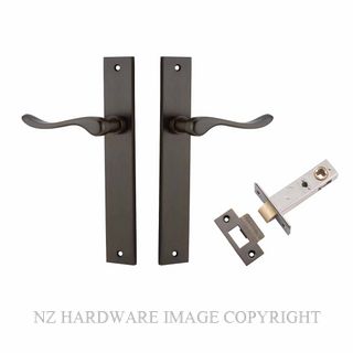 IVER 10920KPASS60 STIRLING PASSAGE LATCH KITSET RECTANGULAR PLATE SIGNATURE BRASS
