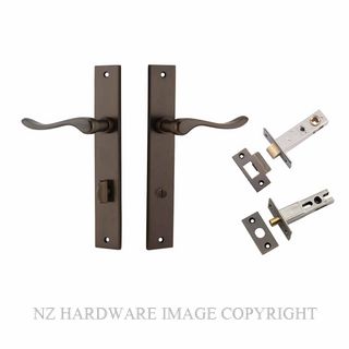 IVER 10920KPRIV60 STIRLING PRIVACY LATCH KITSET RECTANGULAR PLATE SIGNATURE BRASS