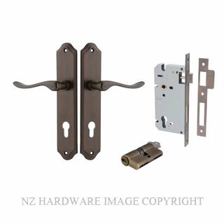 IVER 10922KENTR60KK STIRLING KEY-KEY ENTRANCE LOCK KITSET SHOULDERED PLATE SIGNATURE BRASS