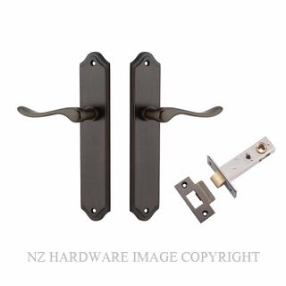 IVER 10922KPASS60 STIRLING PASSAGE LATCH KITSET SHOULDERED PLATE SIGNATURE BRASS