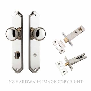 IVER 14328KPRIV60 CAMBRIDGE PRIVACY LATCH KITSET SHOULDERED PLATE POLISHED NICKEL