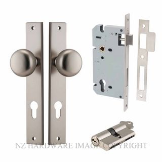 IVER 14822KENTR60KK CAMBRIDGE KEY-KEY ENTRANCE LOCK KITSET RECTANGULAR PLATE SATIN NICKEL