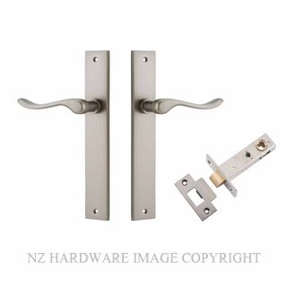 IVER 14920KPASS60 STIRLING PASSAGE LATCH KITSET RECTANGULAR PLATE SATIN NICKEL