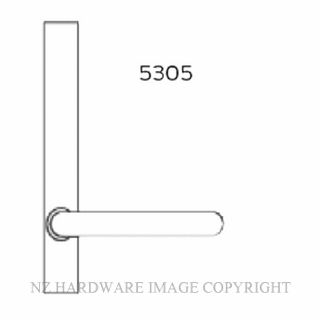 LEGGE 5305 29 ALPHA EXTERNAL PLAIN PLATE FURNITURE SATIN CHROME