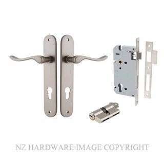 IVER 14924KENTR60KK STIRLING KEY-KEY ENTRANCE LOCK KITSET OVAL PLATE SATIN NICKEL