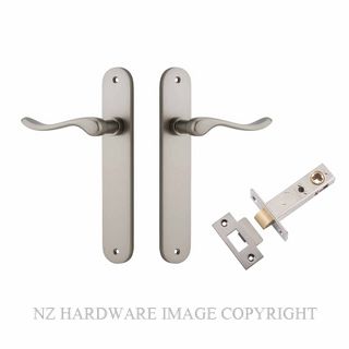 IVER 14924KPASS60 STIRLING PASSAGE LATCH KITSET OVAL PLATE SATIN NICKEL