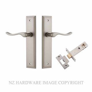 IVER 14926KPASS60 STIRLING PASSAGE LATCH KITSET STEPPED PLATE SATIN NICKEL