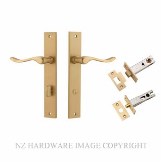 IVER 15420KPRIV60 STIRLING PRIVACY LATCH KITSET RECTANGULAR PLATE BRUSHED BRASS