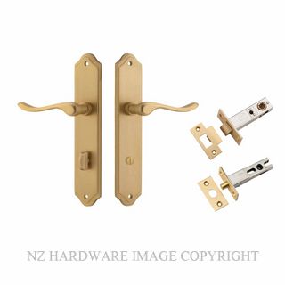 IVER 15422KPRIV60 STIRLING PRIVACY LATCH KITSET SHOULDERED PLATE BRUSHED BRASS