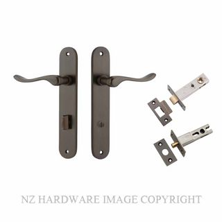 IVER 10924KPRIV60 STIRLING PRIVACY LATCH KITSET OVAL PLATE SIGNATURE BRASS