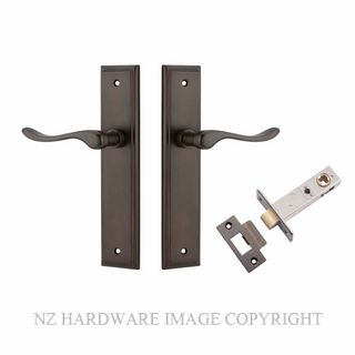 IVER 10926KPASS60 STIRLING PASSAGE LATCH KITSET STEPPED PLATE SIGNATURE BRASS