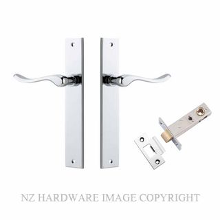 IVER 11920KPASS60 STIRLING PASSAGE LATCH KITSET RECTANGULAR PLATE CHROME PLATE