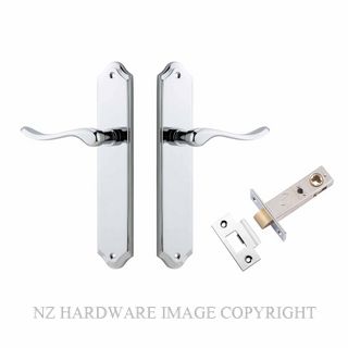 IVER 11922KPASS60 STIRLING PASSAGE LATCH KITSET SHOULDERED PLATE CHROME PLATE