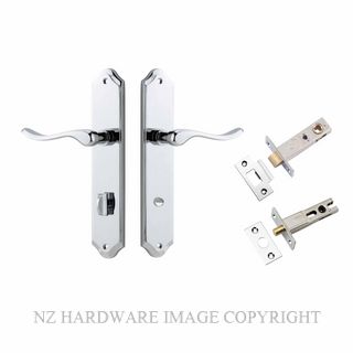 IVER 11922KPRIV60 STIRLING PRIVACY LATCH KITSET SHOULDERED PLATE CHROME PLATE