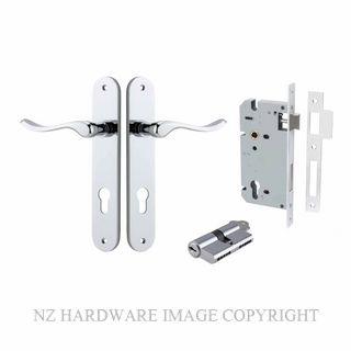 IVER 11924KENTR60KK STIRLING KEY-KEY ENTRANCE LOCK KITSET OVAL PLATE CHROME PLATE