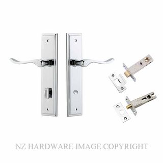 IVER 11926KPRIV60 STIRLING PRIVACY LATCH KITSET STEPPED PLATE CHROME PLATE