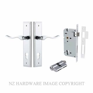 IVER 11926KENTR60KK STIRLING KEY-KEY ENTRANCE LOCK KITSET STEPPED PLATE CHROME PLATE