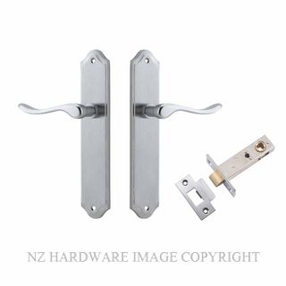 IVER 12422KPASS60 STIRLING PASSAGE LATCH KITSET SHOULDERED PLATE BRUSHED CHROME