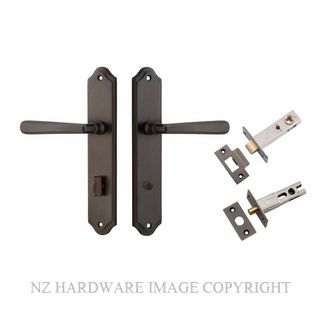 IVER 10874KPRIV60 COPENHAGEN PRIVACY LATCH KITSET SHOULDERED PLATE SIGNATURE BRASS