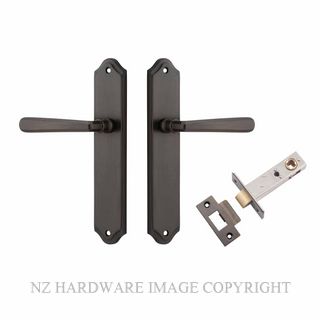 IVER 10874KPASS60 COPENHAGEN PASSAGE LATCH KITSET SHOULDERED PLATE SIGNATURE BRASS