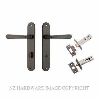 IVER 10876KPRIV60 COPENHAGEN PRIVACY LATCH KITSET OVAL PLATE SIGNATURE BRASS