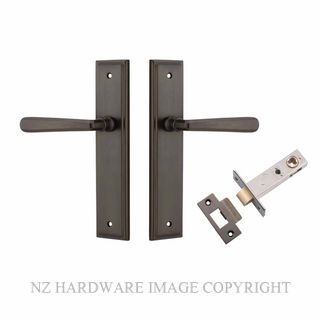 IVER 10878KPASS60 COPENHAGEN PASSAGE LATCH KITSET STEPPED PLATE SIGNATURE BRASS